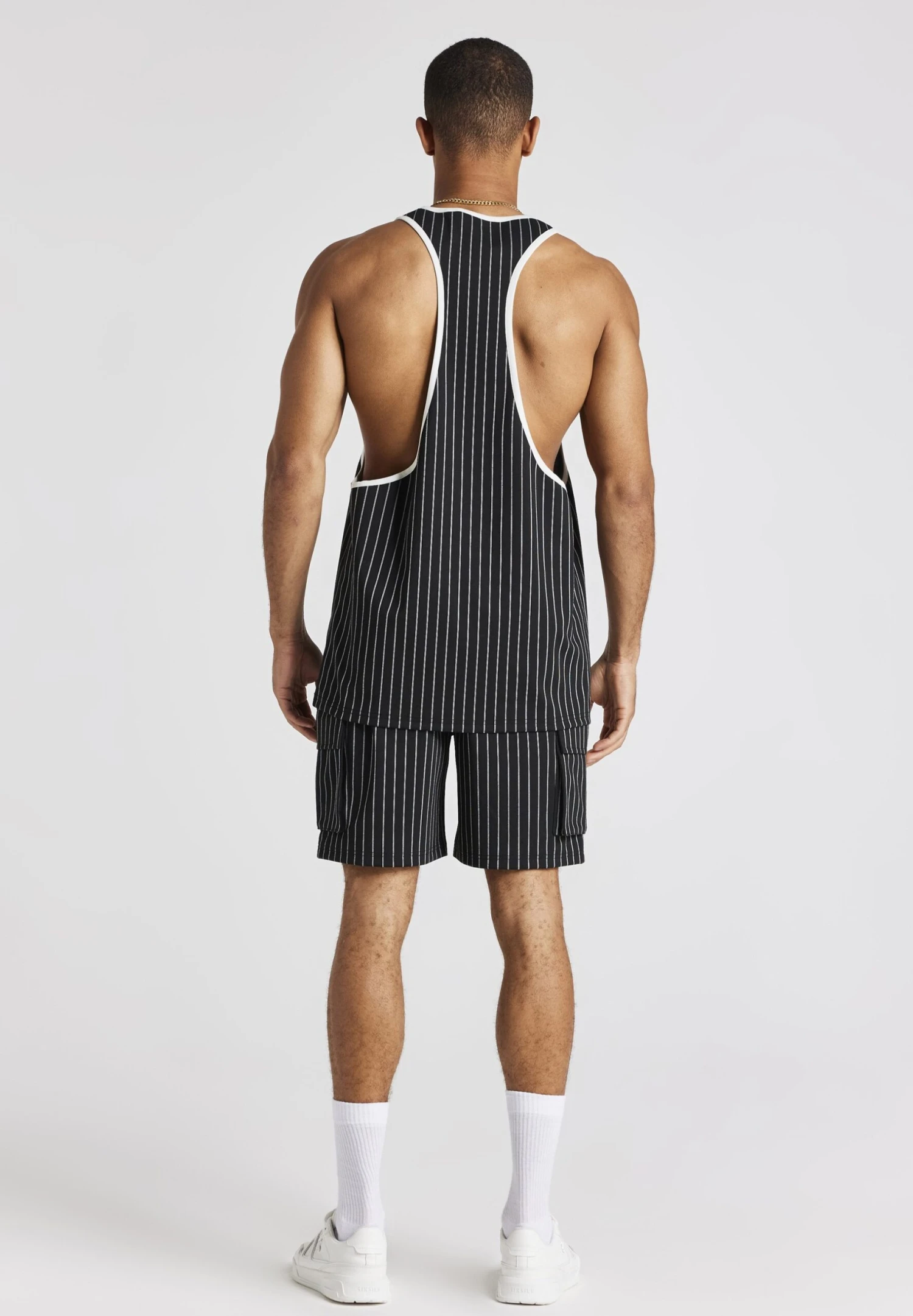 SikSilk Anniversary Racer- Top - Black 5 SikSilk Anniversary Racer- Top - Black - Afbeelding 3