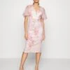 Wal G Wedding Jamie Flare Sleeve Midi - Etui-Jurk - Pink 1 Wal G Wedding Jamie Flare Sleeve Midi - Etui-Jurk - Pink -Beste Kleding Winkel bad02a3dd15b4577a2ba73be55d04527