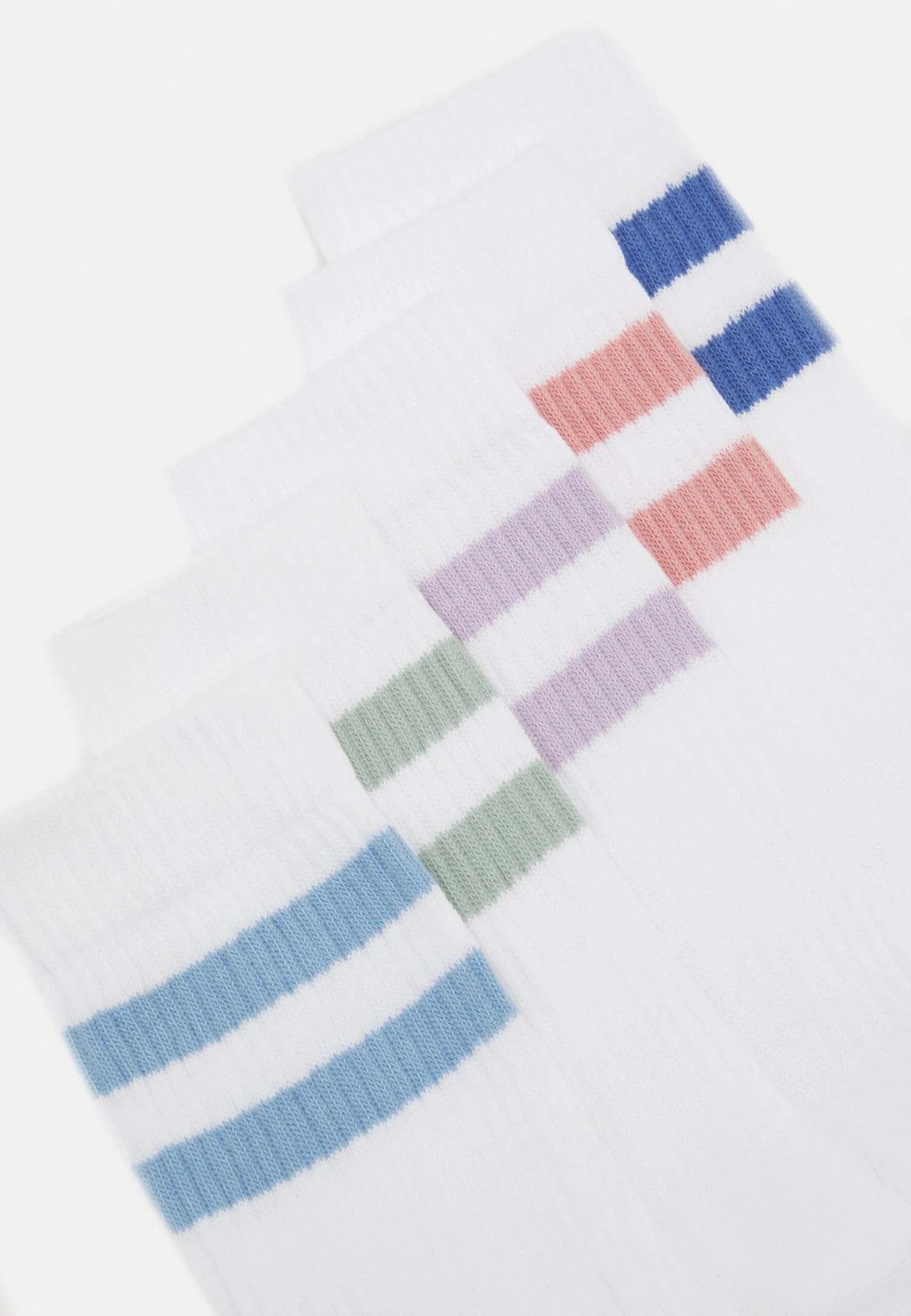 YOURTURN Sokken - White/Multicoloured 4 YOURTURN Sokken - White/Multicoloured - Afbeelding 2