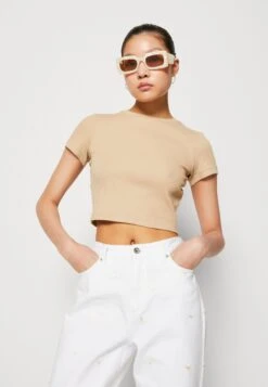 Even&Odd 3 Pack - T-Shirt Basic - Beige/Black/Orange -Beste Kleding Winkel bfa63cc27e6d481b8a3d2b5245338923