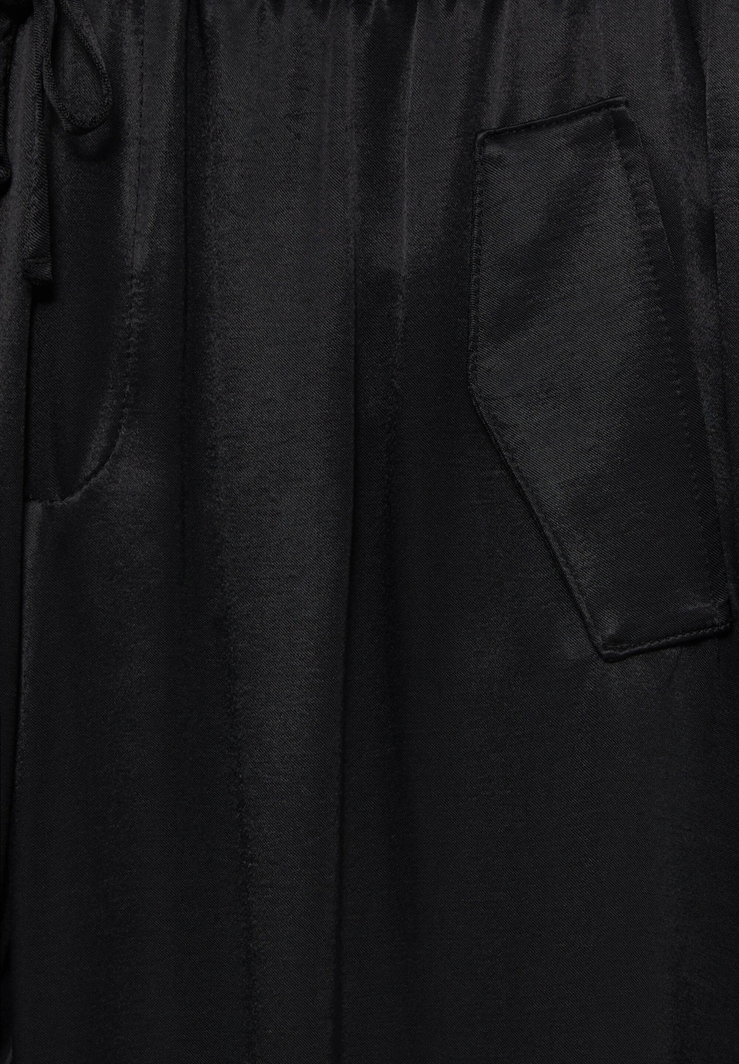 PULL & BEAR Satin Parachute - Broek - Mottled Black 8 PULL & BEAR Satin Parachute - Broek - Mottled Black - Afbeelding 6