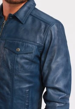 Lee Cooper Leren Jas - Vintage Blue 9 Lee Cooper Leren Jas - Vintage Blue -Beste Kleding Winkel c4f0719ae49d45918bf4fef41f574f88