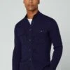 Hackett London Chest Pocket Fb - Vest - Navy -Beste Kleding Winkel c62acfbb39ac46e9bcfdf7520800ff15