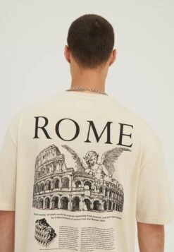 YOURTURN Rome Tee Unisex - T-Shirt Print - Mottled Light Brown 9 YOURTURN Rome Tee Unisex - T-Shirt Print - Mottled Light Brown -Beste Kleding Winkel c774f4903f4a4a26b535e119279a3abe