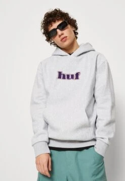 HUF Madison Heavyweight Hoodie Unisex - Hoodie - Heather Grey -Beste Kleding Winkel ccac7507427d4757960acab0cd760e5b