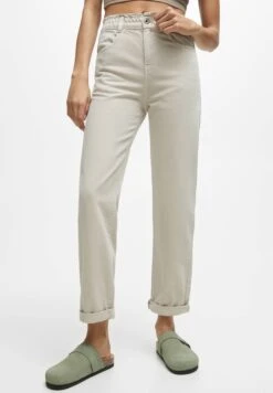 PULL & BEAR Straight Fit - Broek - Sand