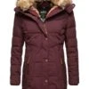 Marikoo Lieblings - Winterjas - Dark Red Melange -Beste Kleding Winkel d3b70d3f2926419da44ec4c383055e54