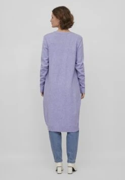 Vila Viril Long Cardigan - Vest - Sweet Lavender -Beste Kleding Winkel d627cadf74c441ea9102ef047e3a0ef4