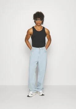 YOURTURN Baggy Jeans Unisex - Relaxed Fit Jeans - Light Blue Denim -Beste Kleding Winkel d71c3ae95bb344a79af7f174fa2e82e9