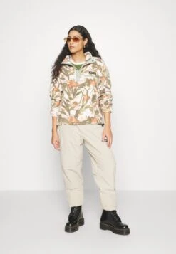 Columbia Helvetia™ Cropped Half Snap - Fleece Trui - Chalk/Floriculture -Beste Kleding Winkel db77bbc835c44831b36f90f32af3e570