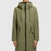 Khujo Marnia - Regenjas - Olivgrün -Beste Kleding Winkel dc341e3350a04689834c68b37de067a7