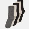 Anna Field 5 Pack - Sokken - Beige/Black/Grey -Beste Kleding Winkel dea7449edcb441f7b7474480476e34b4