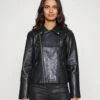 Mos Mosh Cami Leather Jacket - Leren Jas - Black -Beste Kleding Winkel dec558f71718456ab09b38b42f0f125d