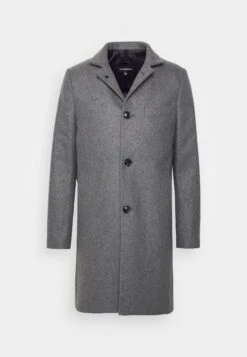 J.Lindeberg Holger Melton Coat - Mantel - Mid Grey Melange -Beste Kleding Winkel decfab5bcd294b989c19ee2a2a4e21f0