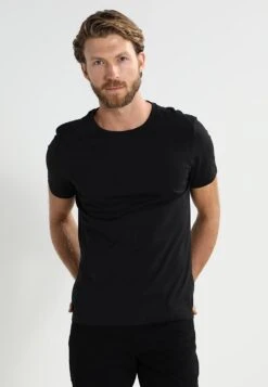 Pier One 2 Pack - T-Shirt Basic - Black 9 Pier One 2 Pack - T-Shirt Basic - Black -Beste Kleding Winkel dee66c7e2e734d18983e6a98b1cdab15