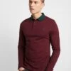 Pier One Muscle Fit - Poloshirt - Bordeaux -Beste Kleding Winkel e02219a0f1054fb4b28f46862d5a9243