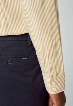 Hackett London Essential Bengal Stripe - Overhemd - White Yelow -Beste Kleding Winkel e166c751c12c4a67bab31344c7e66786