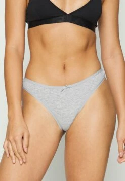 Anna Field Georgina 7Pp Thong Cotton - String - Black/Grey -Beste Kleding Winkel e16abc47a87c45c3a176c2f7fb122131