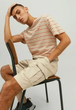 Jack & Jones Unifarbene Dex Mit Cargotaschen - Shorts - Oxford Tan -Beste Kleding Winkel e3d5c0bf5d834538bdc68383dc83c41a