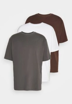 YOURTURN 3Pack Unisex - T-Shirt Basic - White/Dark Grey /Dark Brown 14 YOURTURN 3Pack Unisex - T-Shirt Basic - White/Dark Grey /Dark Brown -Beste Kleding Winkel e4b5771656f64562bba5125910df7882