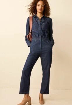 Beste Kleding Winkel 53 Next Button Through Boilersuit Petite - Jumpsuit - Rinse