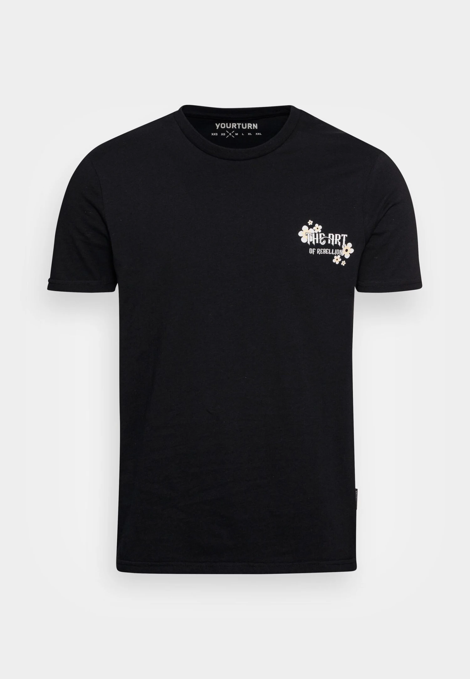 YOURTURN Dragon Tiger Tee - T-Shirt Print - Black 6 YOURTURN Dragon Tiger Tee - T-Shirt Print - Black - Afbeelding 4