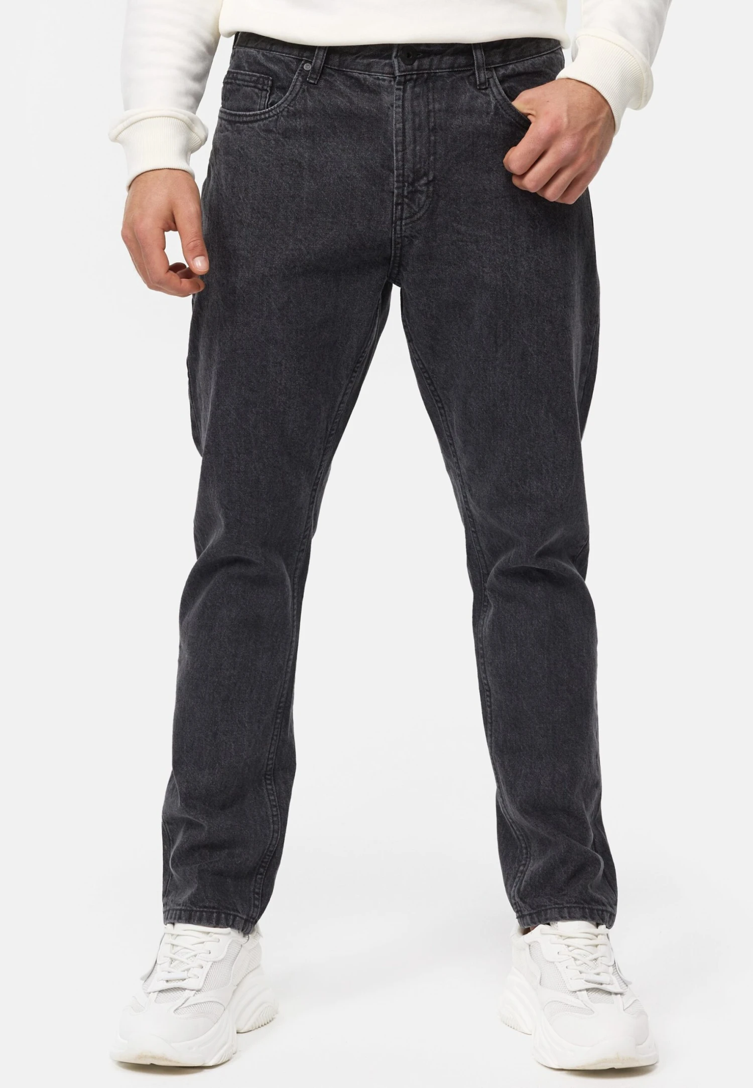 Indicode Jeans Incobra - Straight Leg Jeans - Black 3 Indicode Jeans Incobra - Straight Leg Jeans - Black