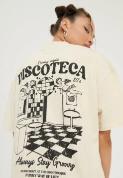 YOURTURN Unisex - T-Shirt Print - Mottled Light Brown -Beste Kleding Winkel effd2747a979496f960042514358cad9