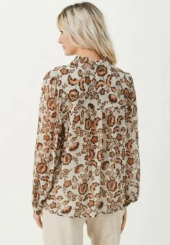 Part Two Viktorine - Overhemdblouse - Koi Japanese Flower Print -Beste Kleding Winkel f116128f20944e8faf86de97f9f938e2