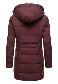 Marikoo Lieblings - Winterjas - Dark Red Melange -Beste Kleding Winkel f323ea0d8f7e494ca8c8ea9d9b874e54