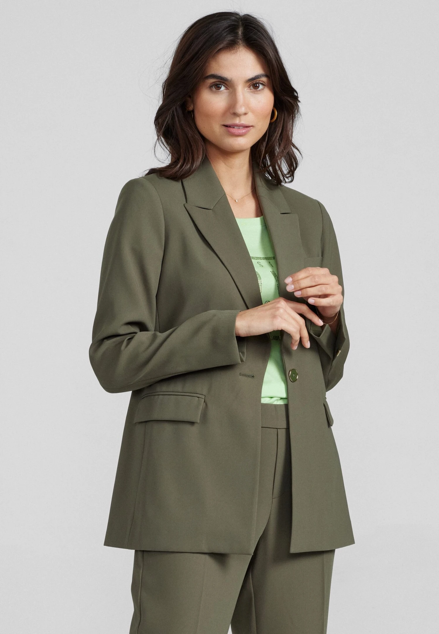 Mos Mosh Bine Leia - Blazer - Olive Night 3 Mos Mosh Bine Leia - Blazer - Olive Night