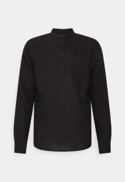 Pier One Linen Cotton Mix 2 Pack - Overhemd - White/Black -Beste Kleding Winkel f5232f1e8c48481f89ee6709ae44e911