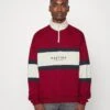 Kaotiko Crew Berwin Unisex - Sweater - Burgundy/Navy/Ivory