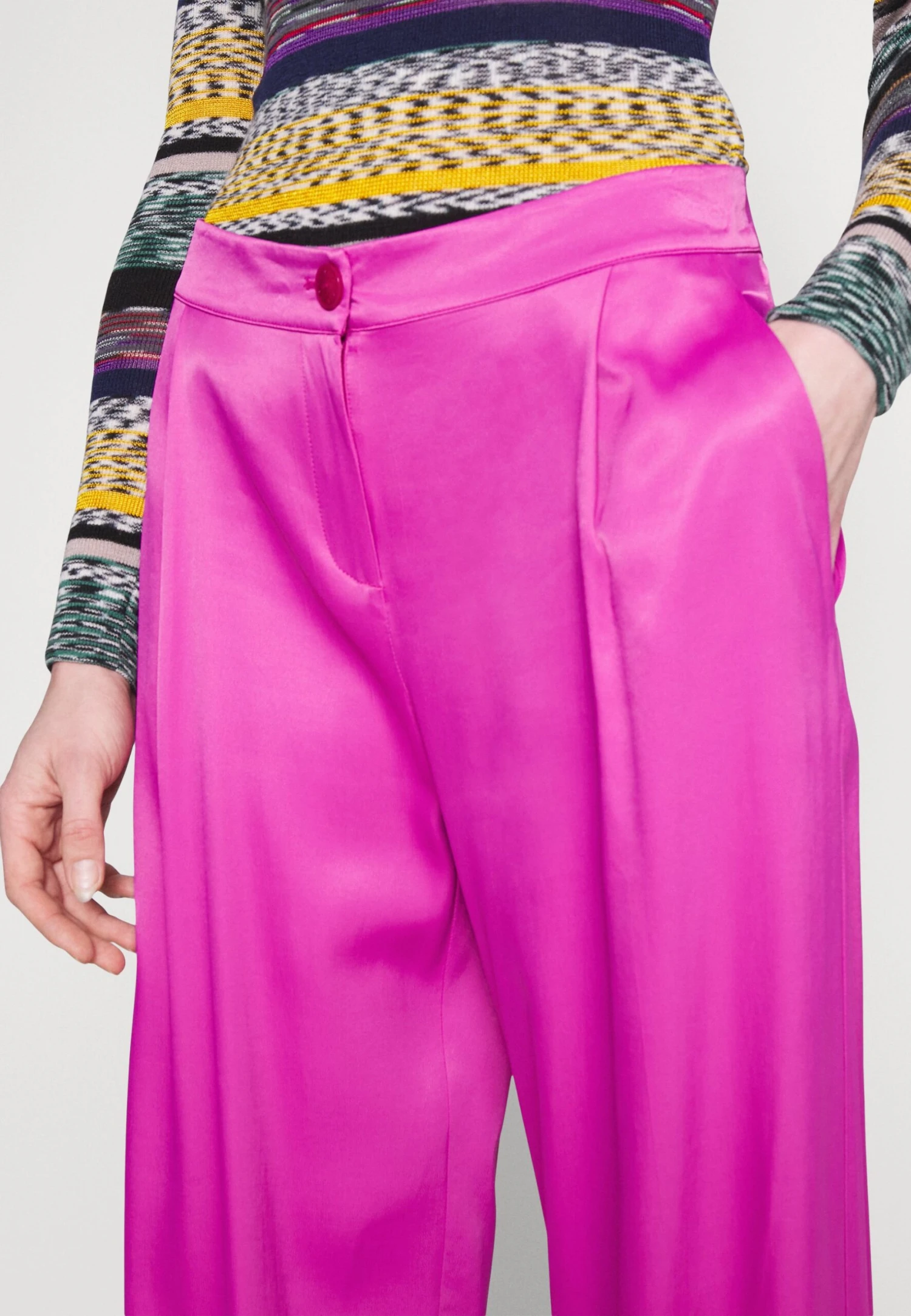 Patrizia Pepe Pantaloni Trousers - Broek - Orchid Purple 7 Patrizia Pepe Pantaloni Trousers - Broek - Orchid Purple - Afbeelding 5