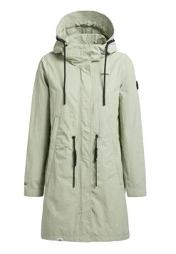 Khujo Adda - Halflange Jas - Blassgrün -Beste Kleding Winkel f8b0534217694d07b8d5cd71a0cbd2cd