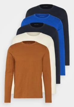 Pier One 5 Pack - Longsleeve - Blue/Off-White/Light Brown 20 Pier One 5 Pack - Longsleeve - Blue/Off-White/Light Brown -Beste Kleding Winkel f8bcd0956da54e15aa33a77c2a3ae444