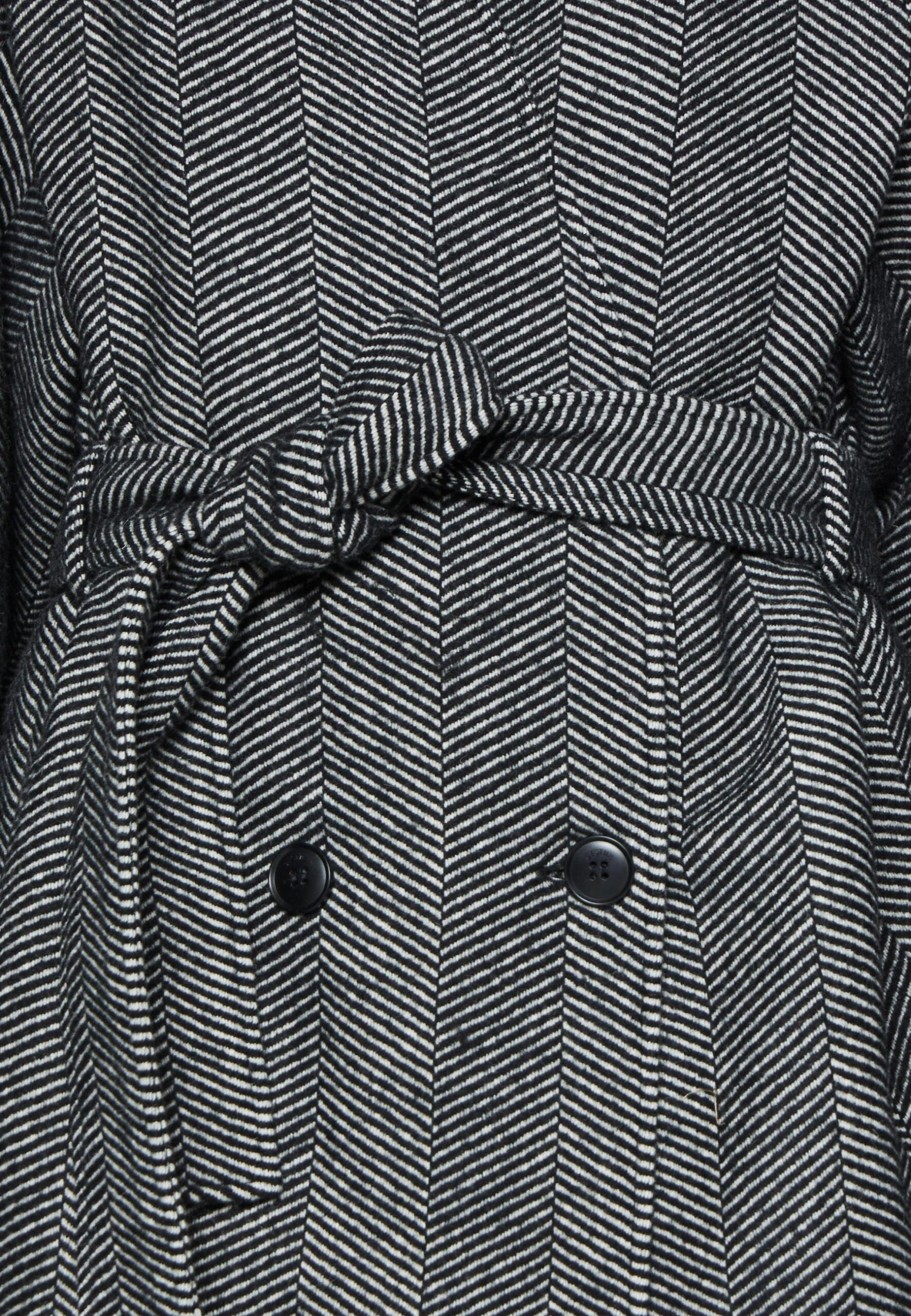 Gestuz Farren Coat - Mantel - Black/White 8 Gestuz Farren Coat - Mantel - Black/White - Afbeelding 6