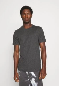 Pier One 3 Pack - T-Shirt Basic - Black/Mottled Dark Grey/Bordeaux -Beste Kleding Winkel fbb1fa11fda54722bafd9df33f46d342