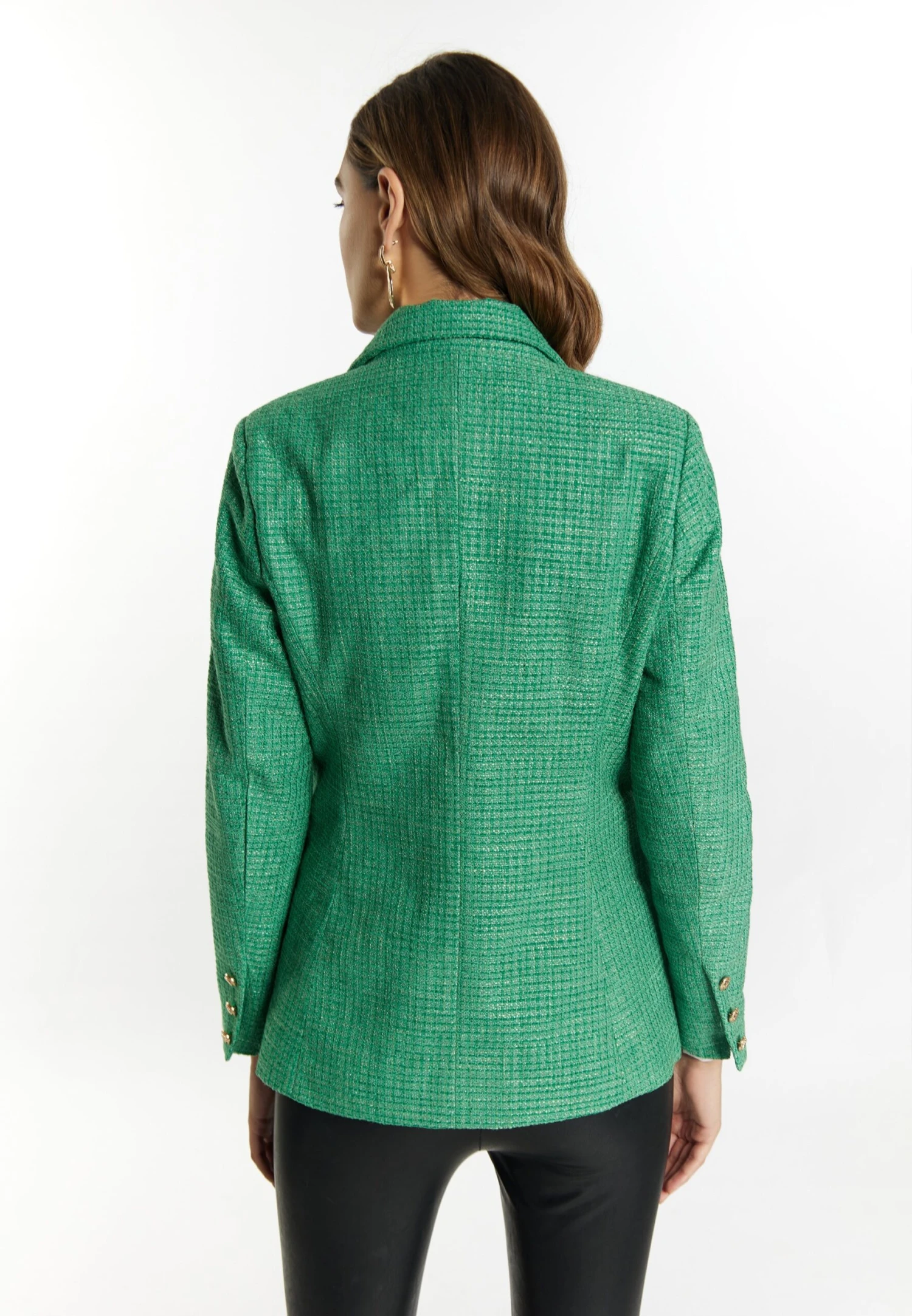 Faina Blazer - Smaragdgrün 5 Faina Blazer - Smaragdgrün - Afbeelding 3